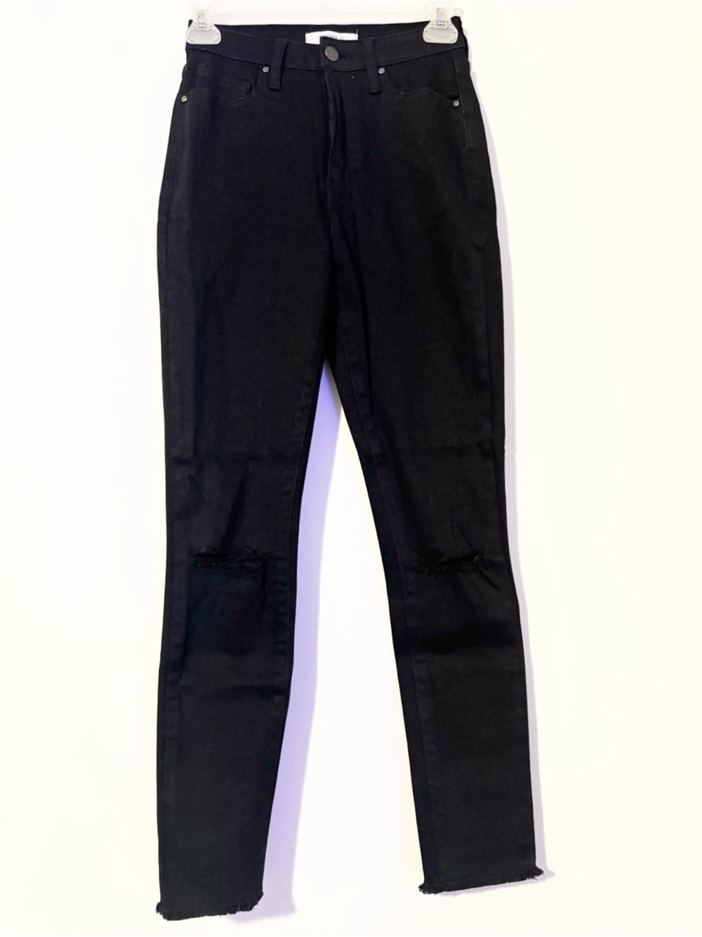 Forever 21 Black Jeans w/ Knee Slits